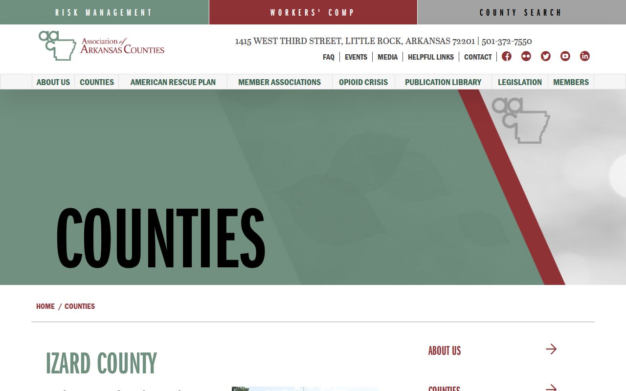 Calico Rock court records and Izard County officials profile