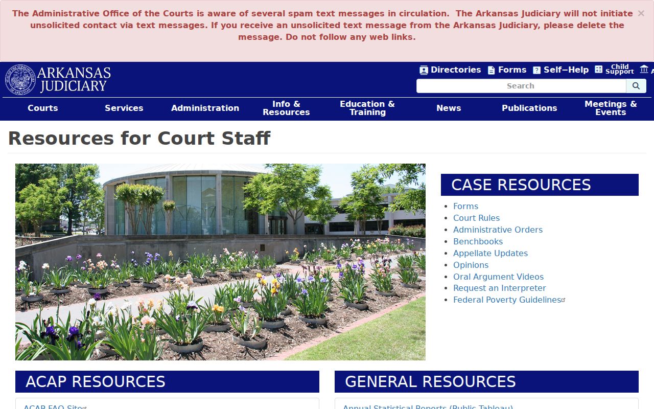 Mount Pleasant court docket Arkansas annual court statistics page